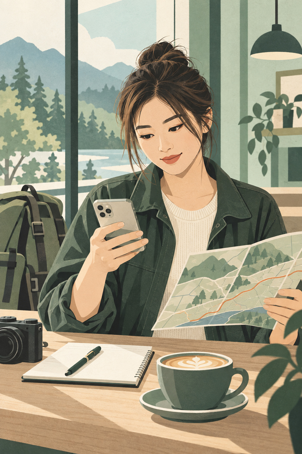 规划者角色插画